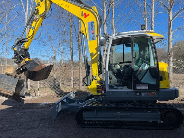 Bandgrävare viktklass 8-10 ton