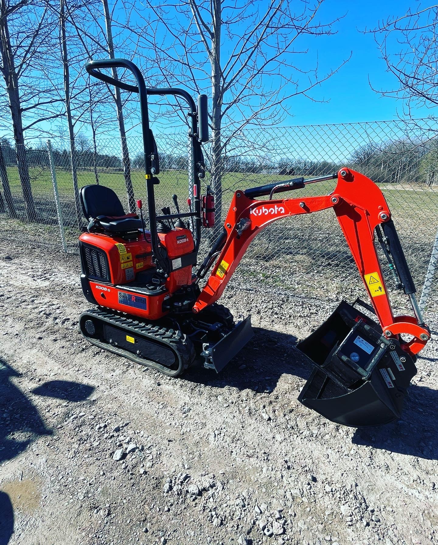 Kubota minigävare uthyres