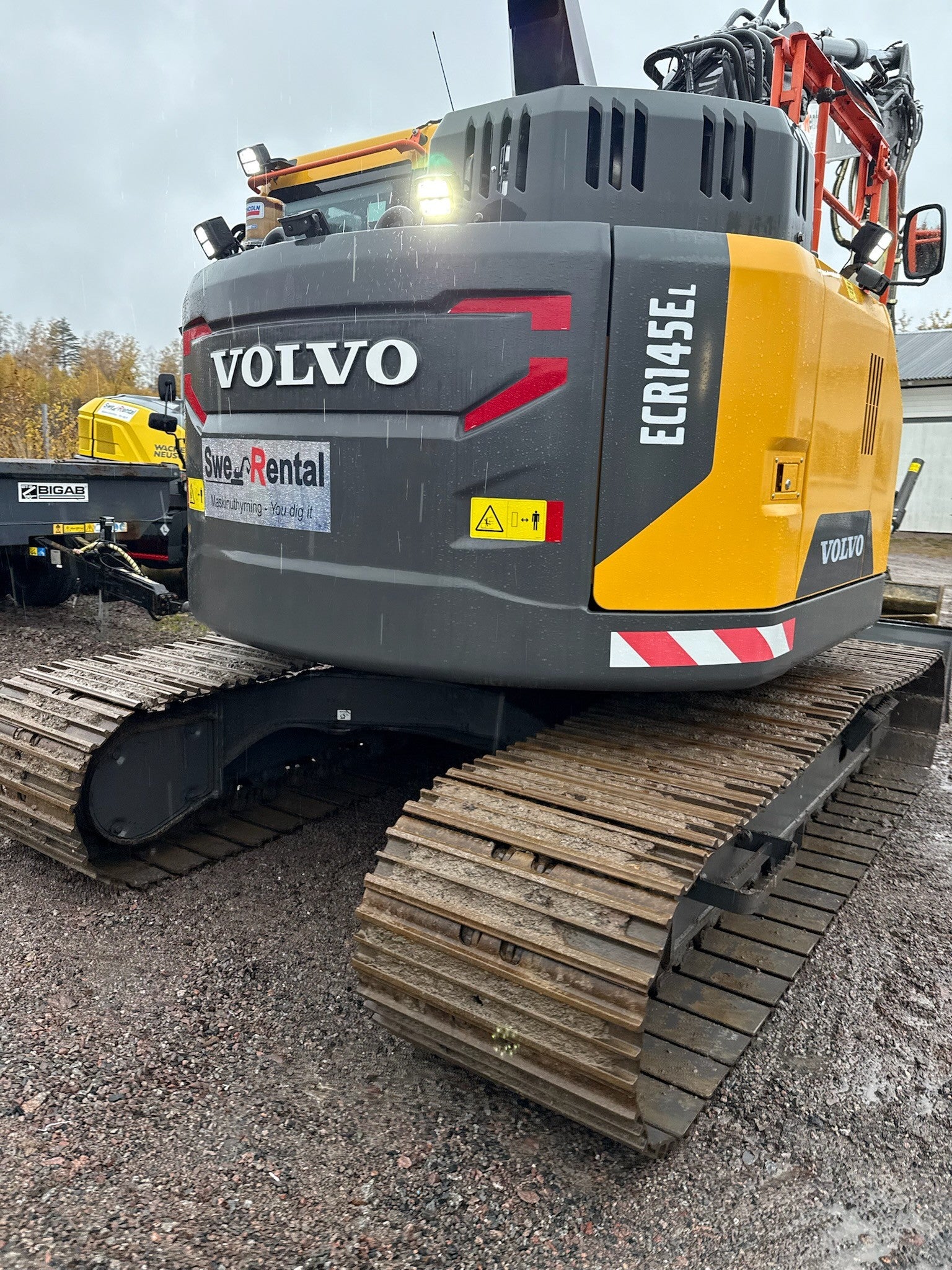 Bandgrävare viktklass 14-18 ton