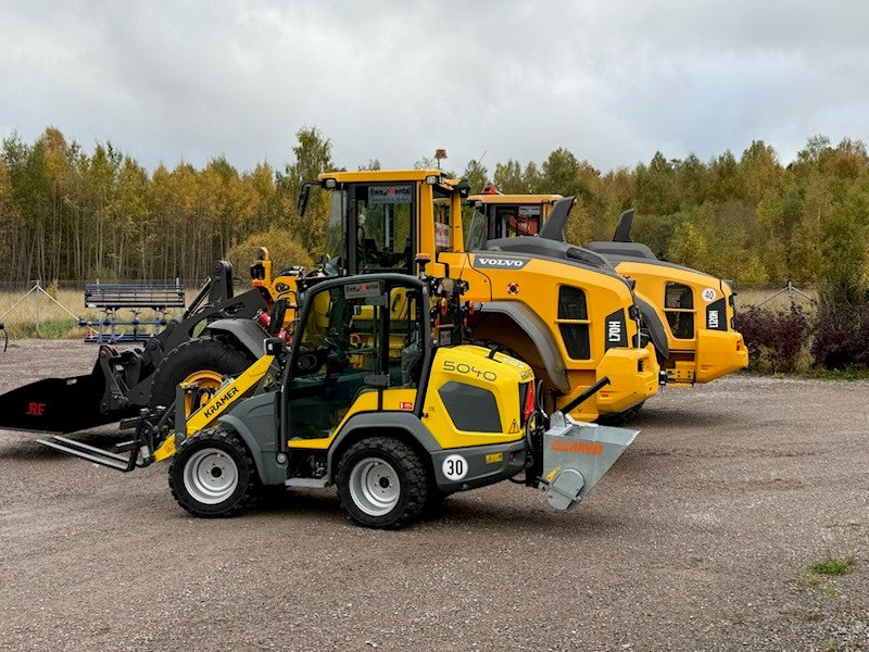 Hjullastare 2–3 ton med snöutrustning